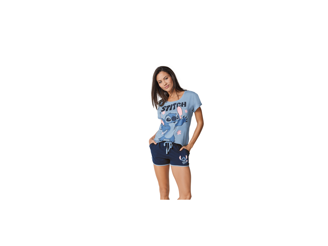 Женски пиџама сет Stitch.