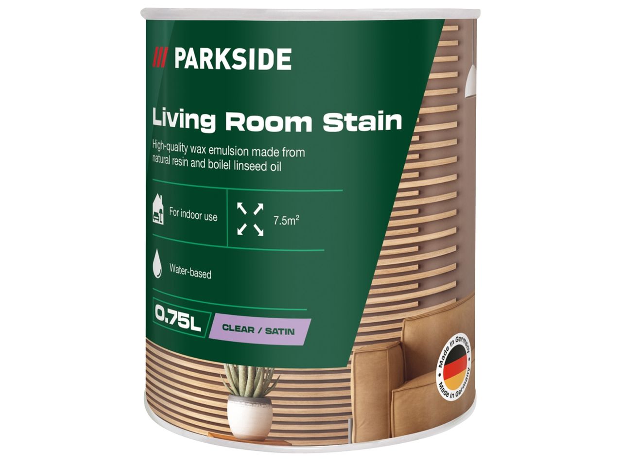 Интериорен лазурен лак Parkside®, clear/satin.