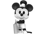 Funko Mini figūrėlė Mikis Mausas Steamboat Willie stiliumi, juodai balta.