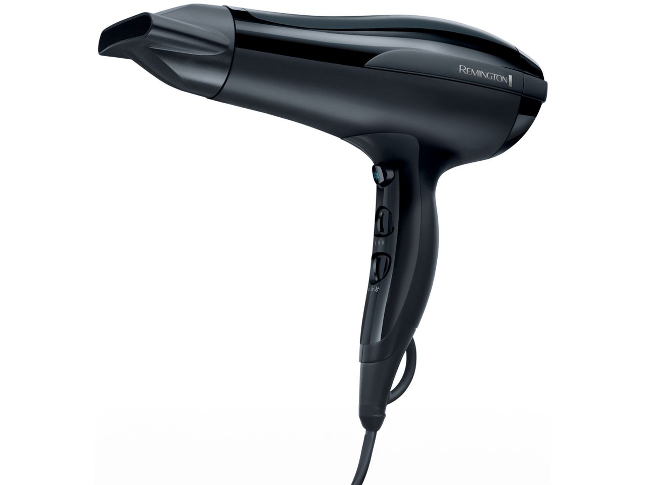 A black hairdryer.