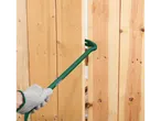 A Parkside crowbar is used to dismantle a wooden pallet.