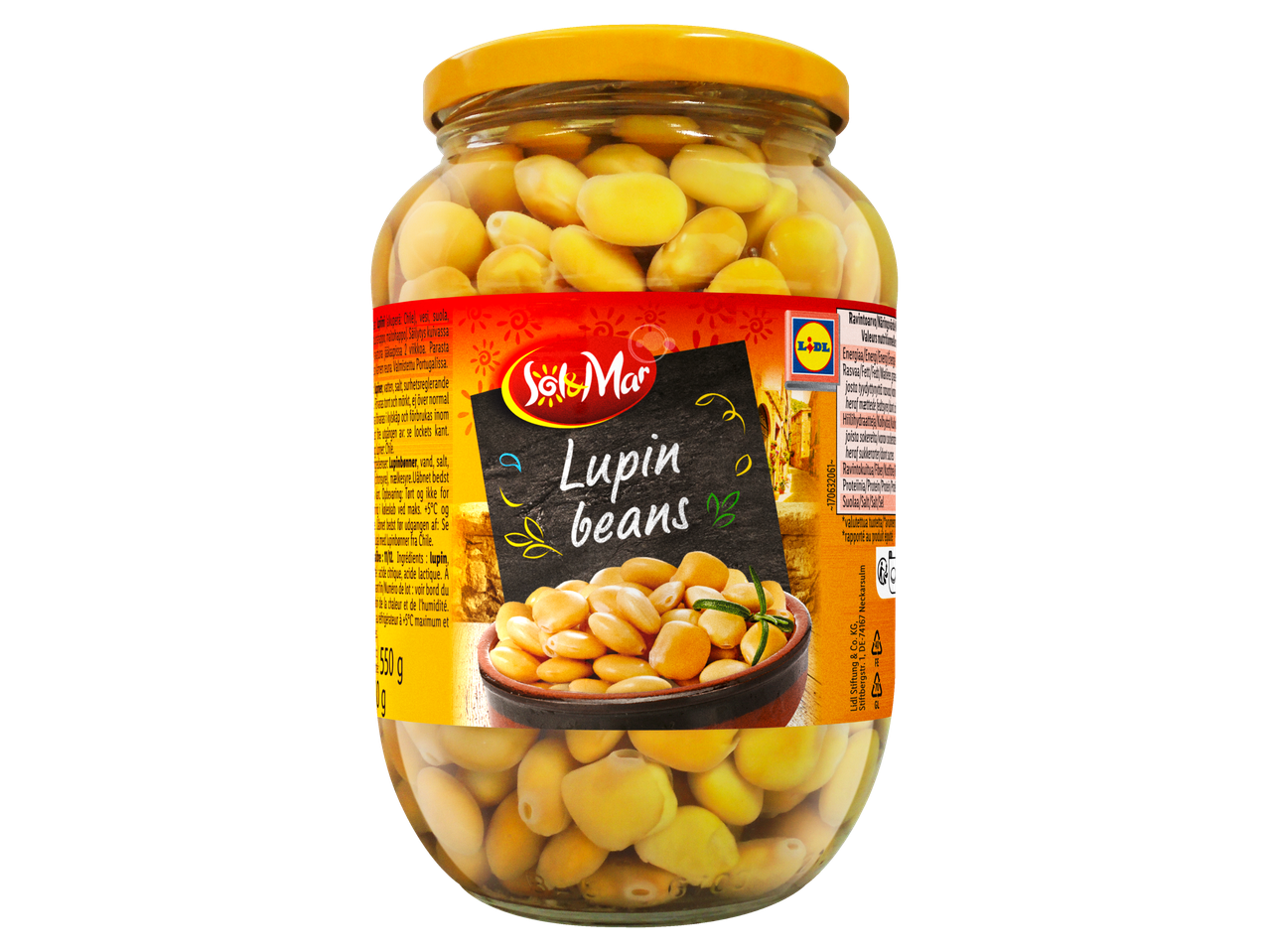 Pot de lupins Sol&Mar de Lidl.