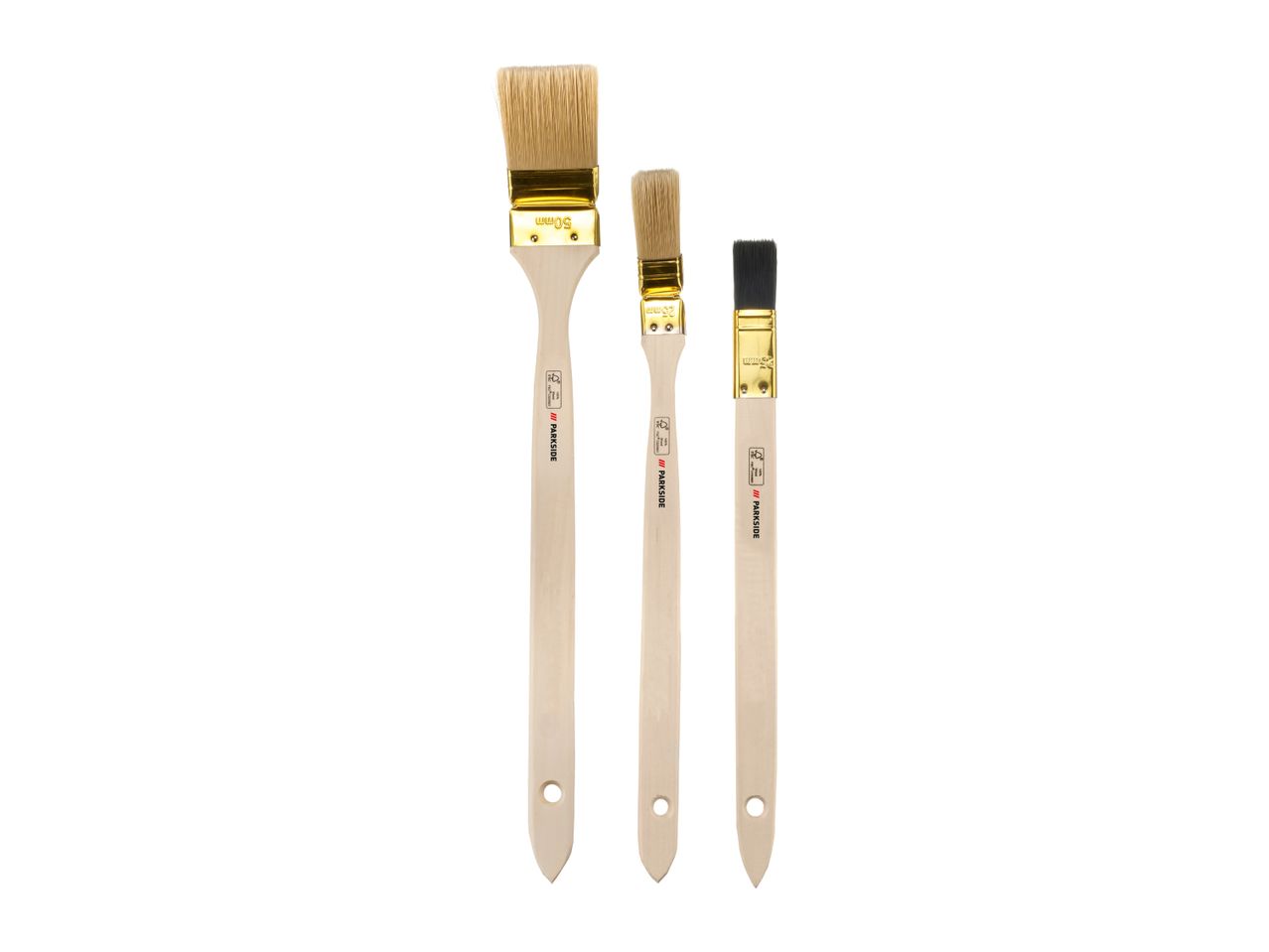 Parkside Emulsion Paintbrushes - Set of 3