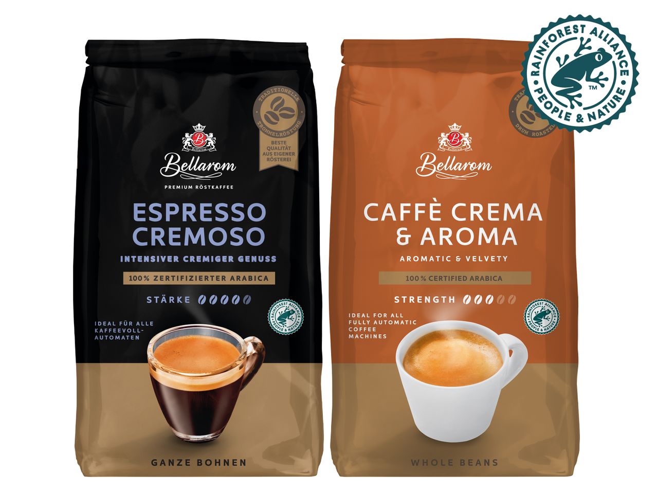 Gehe zu Vollbildansicht: Caffè Crema & Aroma oder Espresso Cremoso - Bild 1