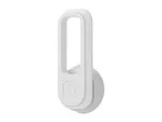 White wall-mounted LED reading light with a modern, minimalist design