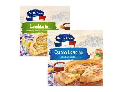 Duc de Coeur Quiche Lorraine/Lauch-Tarte