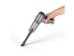 Mini aspirapolvere senza fili Cleanmaxx, grigio, con spazzola per la pulizia.