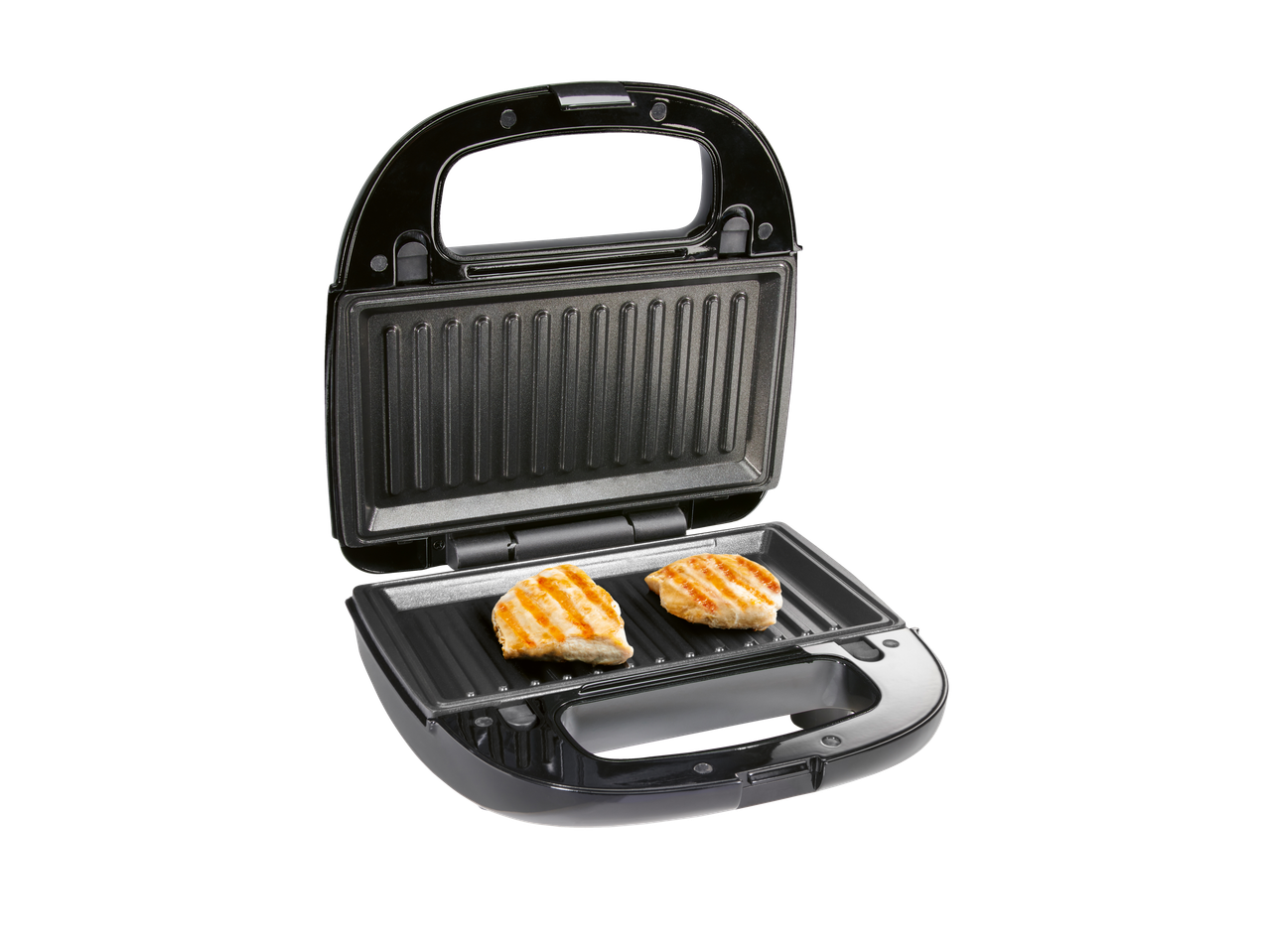 Пилећа прса печена на електричном роштиљу.