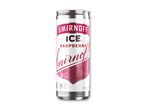 En Smirnoff Ice Raspberry dåse på 250 ml.