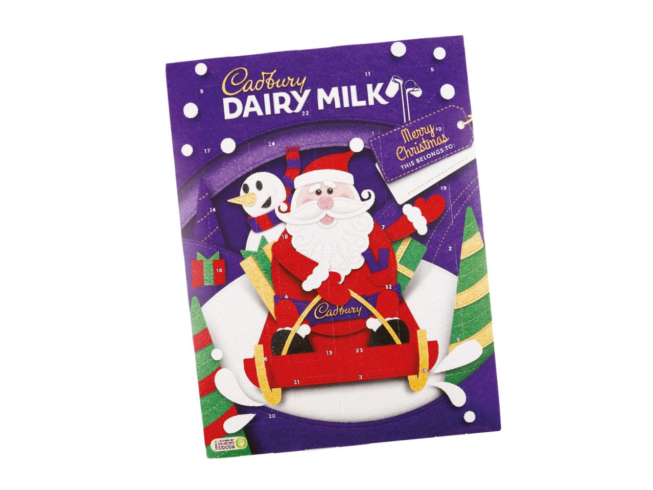Go to full screen view: Dairy Milk Advent Calendar - Image 1