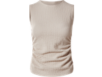 Top fără mâneci ESMARA bej cu textură încrețită