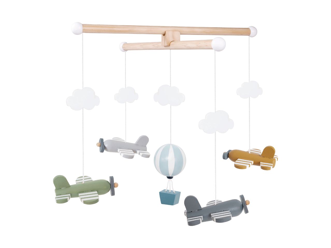 Little Dutch Babymobile mit Flugzeugen und Wolken.