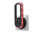 Modern plug-in LED night light with red illumination