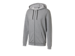 Grijze hoodie met rits van het merk CRIVIT