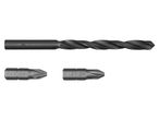 Drill bit and two screw bits.