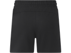 Pantaloni scurți negri PUMA pentru femei cu talie elastică.