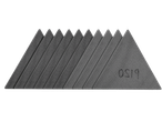 Conjunto de lixa/rede PARKSIDE® com 12 folhas triangulares
