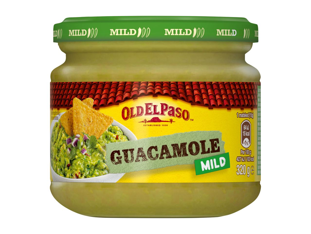 Old El Paso Mild Guacamole in a jar.