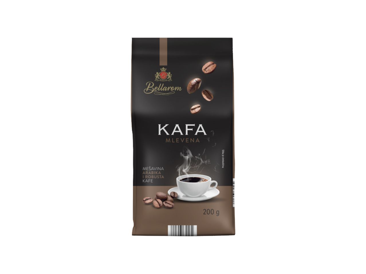 Pakovanje mlevene kafe Bellarom od 200g.