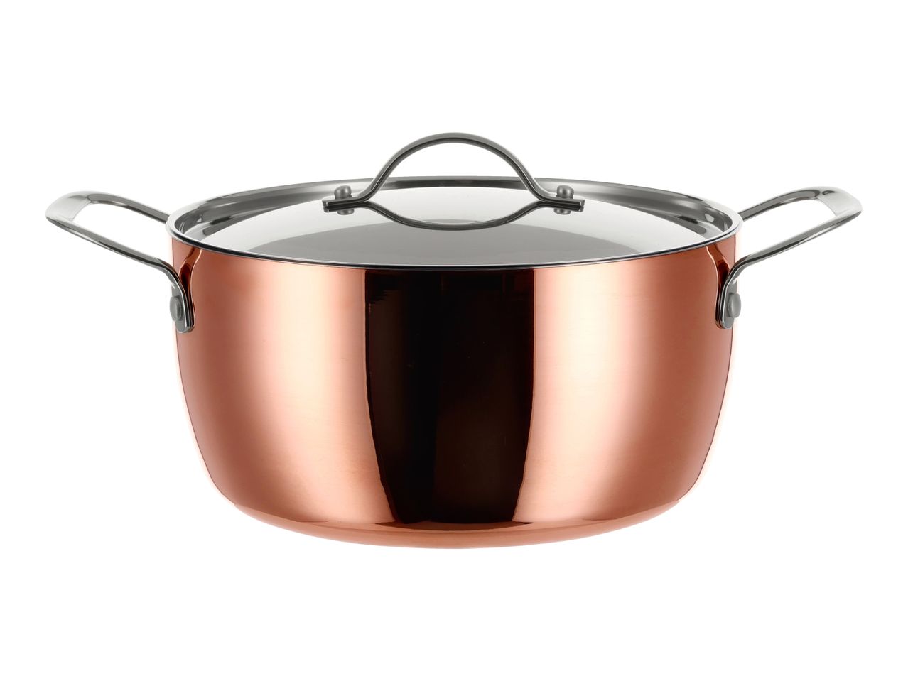 Silvercrest 24cm Copper Stockpot 