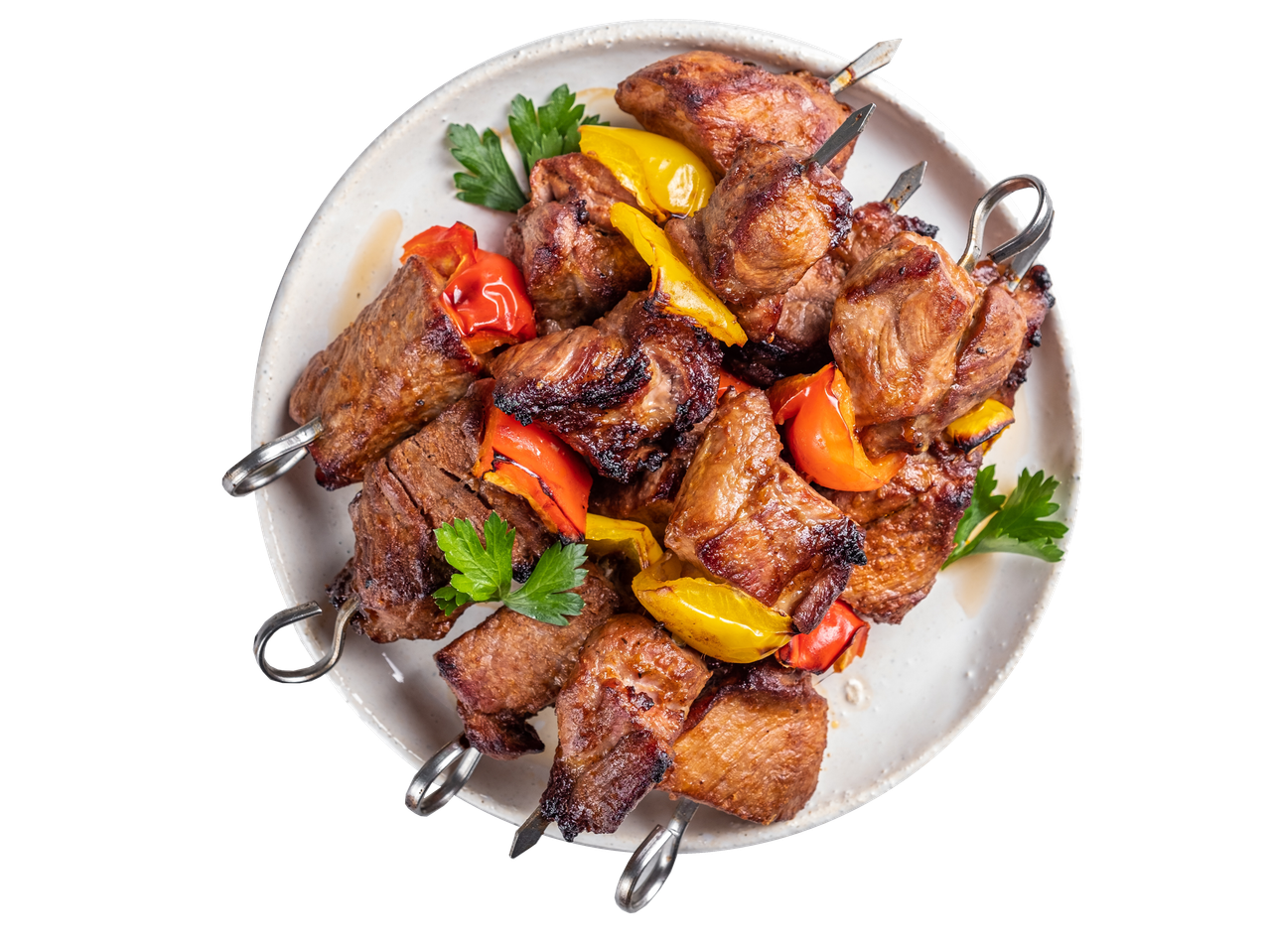 Kepti mėsos iešmeliai su paprika.