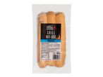 Grill Meister Klasszik Grill Hot-Dog, 200g-os csomag három kolbásszal.