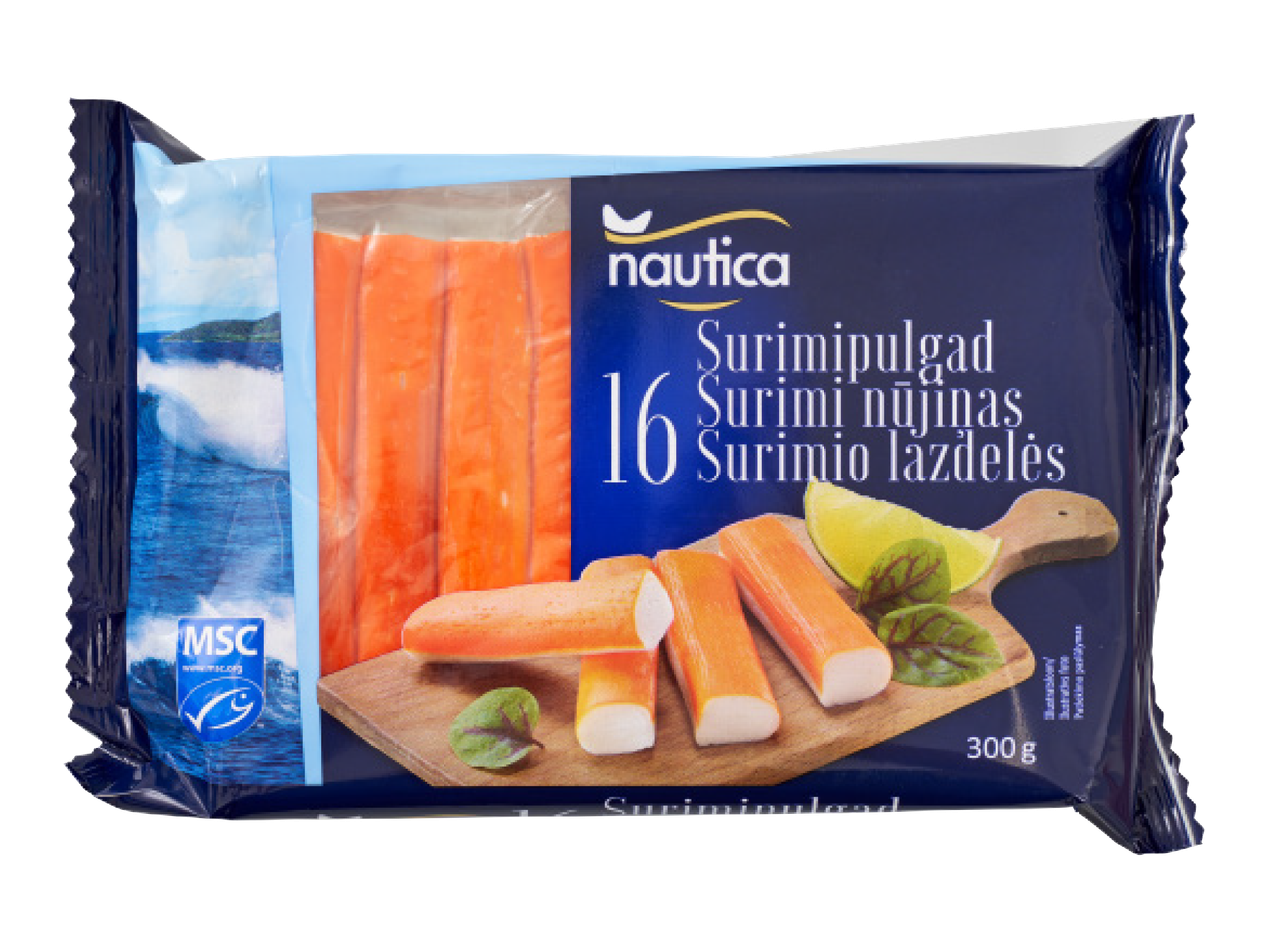 Nautica Surimipulkade pakend, 16 tk, 300 g