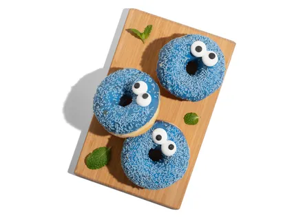 Cookie monster fánk