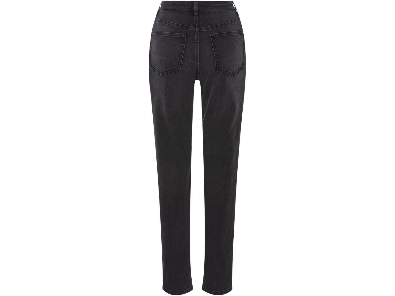 esmara® moteriški tiesaus kirpimo terminiai džinsai, vaizdas iš nugaros