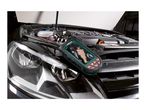 PARKSIDE endoscope inspecting a car engine with the hood open