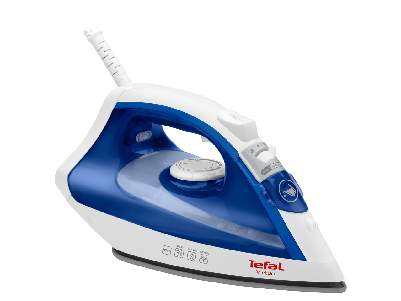 Парна ютия TEFAL, синя.