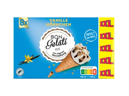 XXL Bon Gelati Vanille Hörnchen