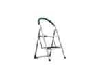 PARKSIDE Preklopne ljestve: escadote dobrável de dois degraus com pega verde