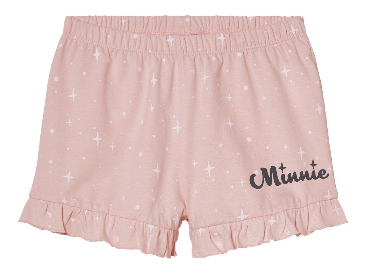 Minnie egér mintás, rózsaszín, fodros alsónadrág.