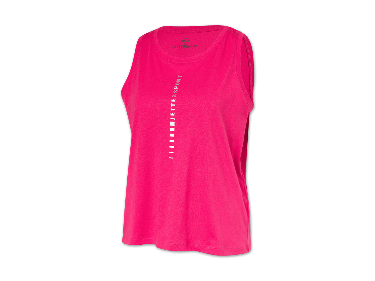 Pinkes Sport-Tanktop mit Jette Sport-Logo