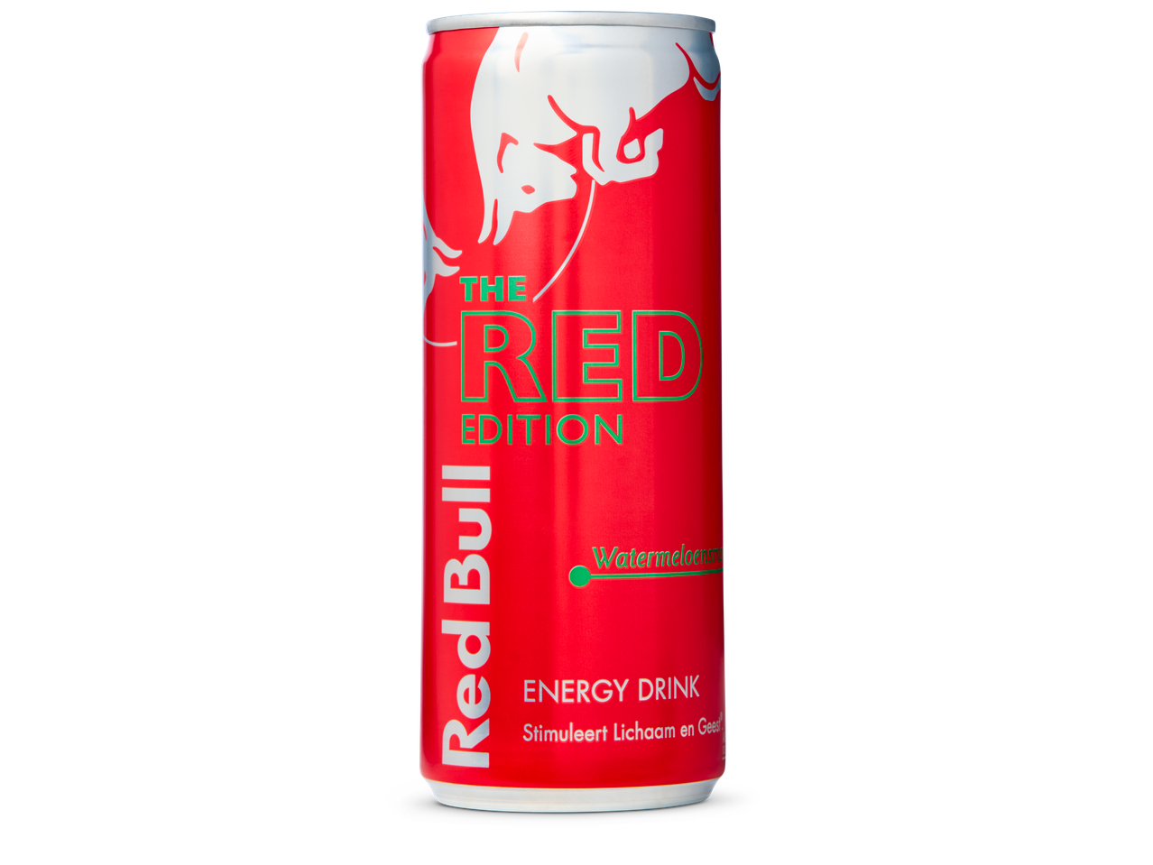 Red Bull The Red Edition, energiedrank met watermeloensmaak.