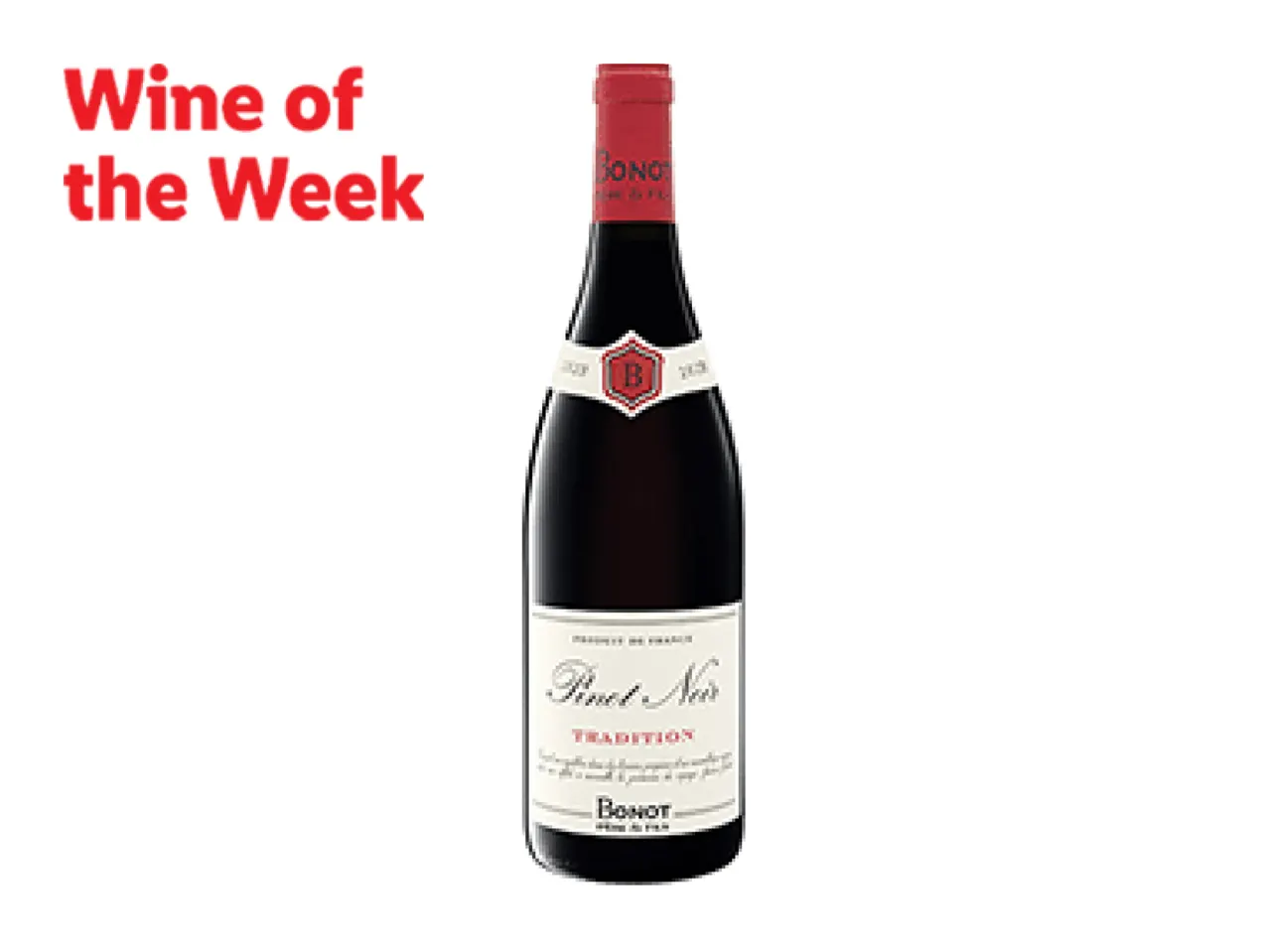 Wine of The Week - Pinot Noir Vin de France Wine 75cl - Lidl Plus Price