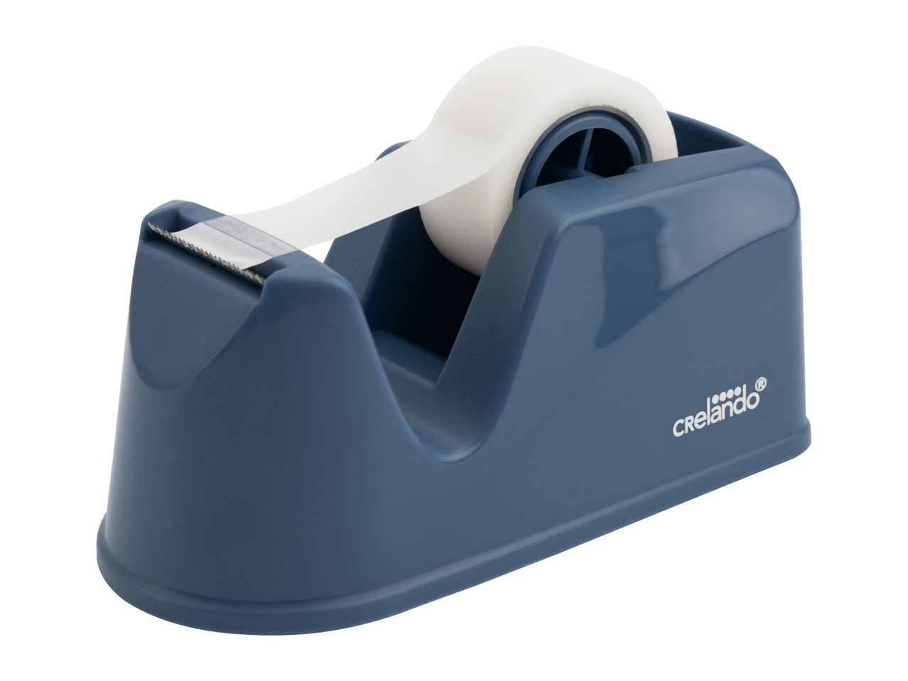 Crelado tape dispenser with a roll of white tape
