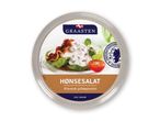 Graasten Hønse Salat i en klar plastbeholder.