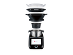 Robot de bucătărie Monsieur Cuisine Smart cu aburitor și accesorii.