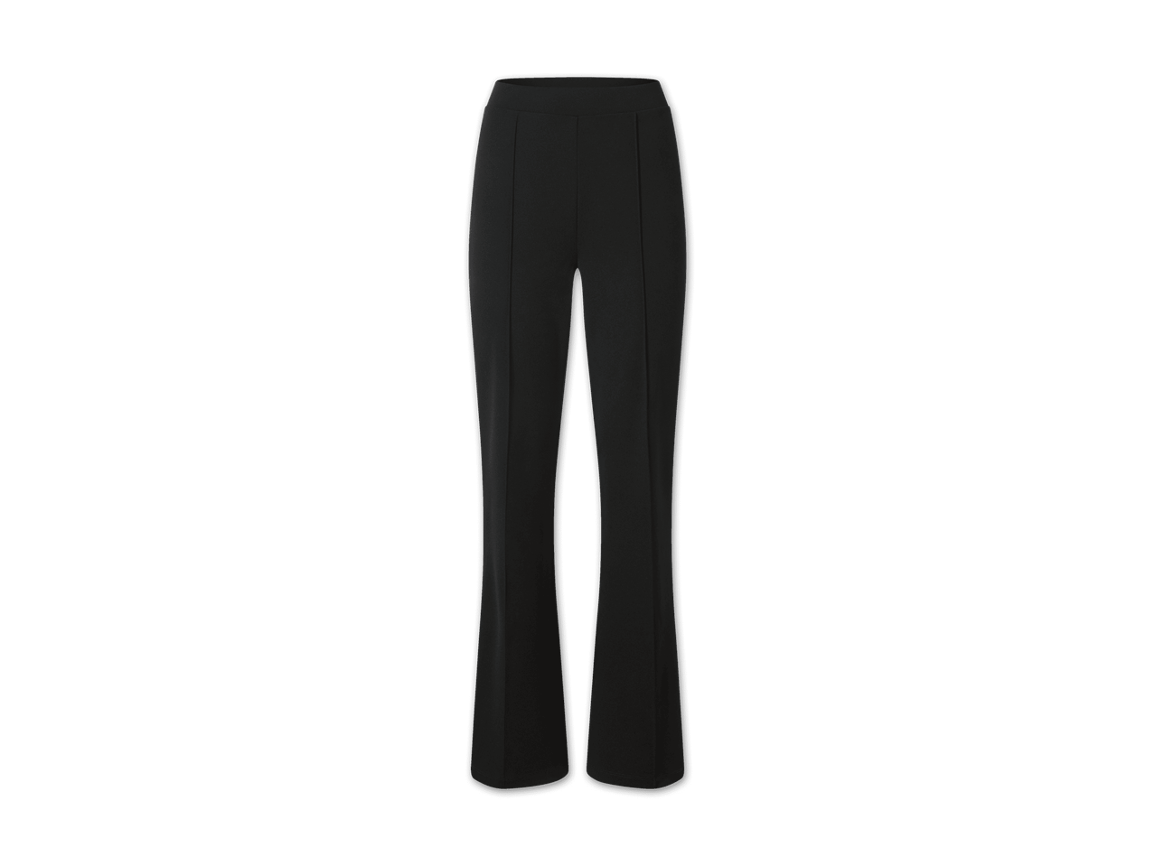 Schwarze Damen-Bootcut-Hose