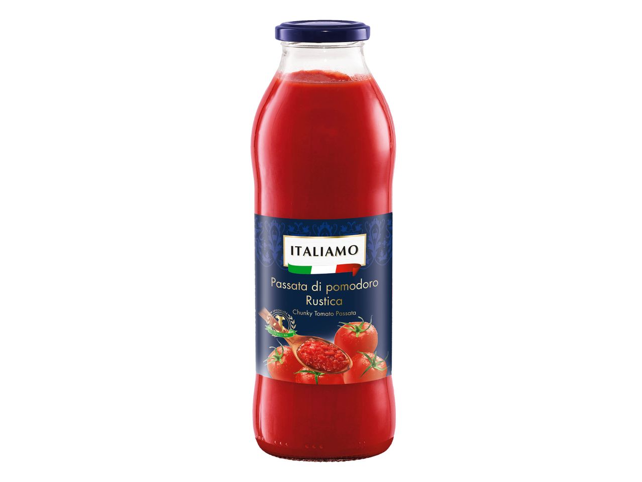 Bouteille de Passata di pomodoro Rustica Italamo.