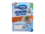 Herring single portion in rapeseed oil with chili, no preservatives, with nutrition facts.