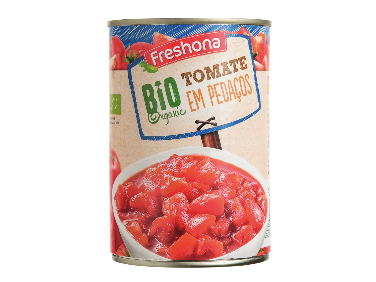 Ver empliada: Freshona® Tomate em Pedaços Bio - Imagem 1
