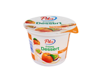 Desert cremos Pilos cu piersici și fructul pasiunii, 250g.