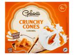 Gelatelli Crunchy Cones caramel: 6 crunchy cones.