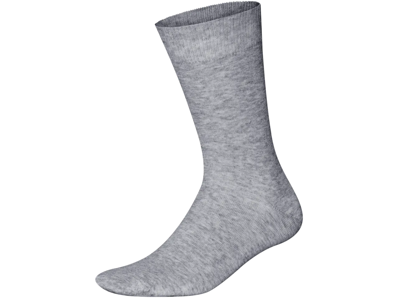 A grey cotton sock.