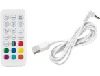 Даљински управљач и USB кабл за ЛЕД светла.