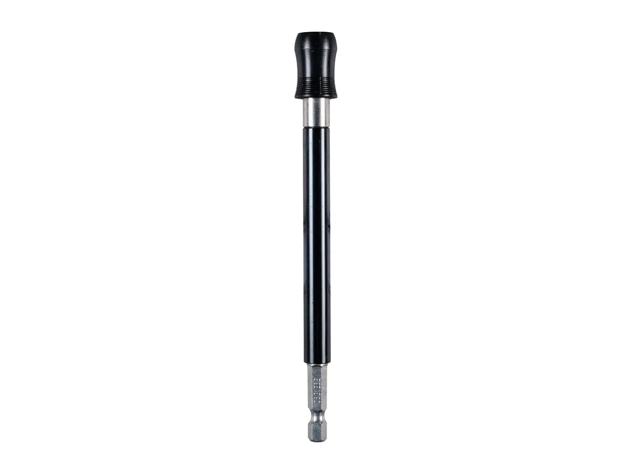 Black magnetic bit holder for power drills