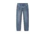Blaue Jeans für Kinder im Acid-Wash-Look.
